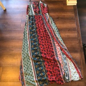 Patterned Maxi Dress